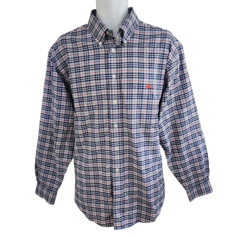 Brooks Brothers Madison Plaid Casual Button Down Shirt - Men's